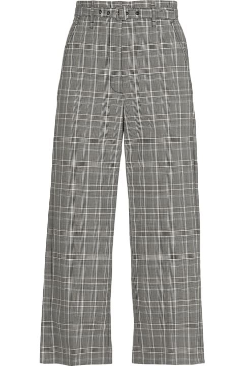 Glen Check Pattern Trousers