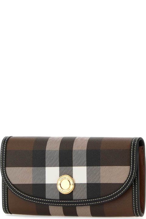 Fashion for Women Burberry Printed Canvas And Leather Wallet
