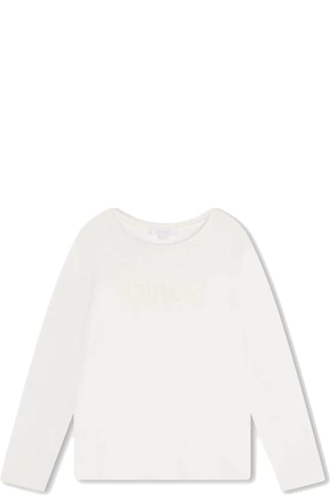 Chloé for Kids Chloé Chloè Kids T-shirts And Polos White