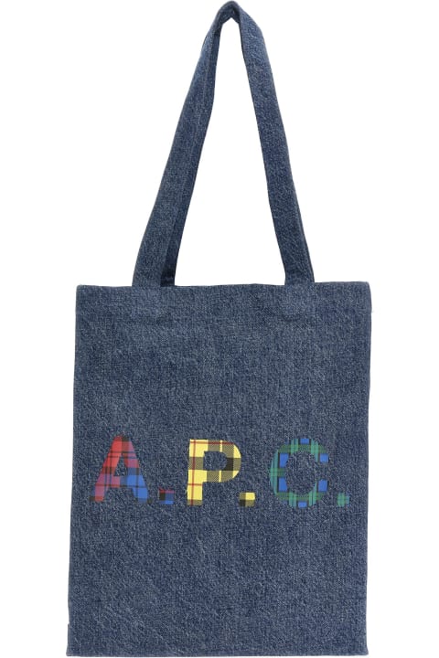 A.P.C. Totes for Women A.P.C. Lou Denim Tote