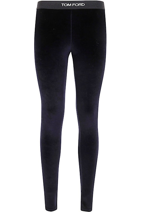 Tom Ford for Women Tom Ford Stretch Lustrous Velour Signature Leggings