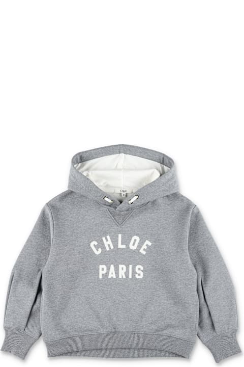 Homeware Chloé Chloé Kids Brushed Fleece Logo Hoodie