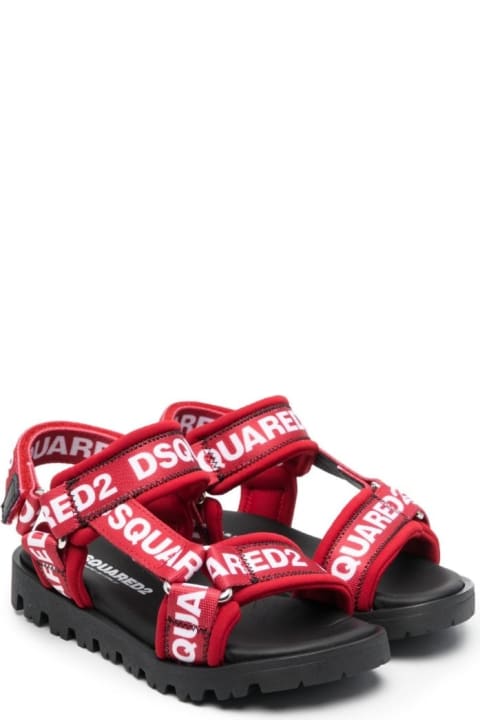 Shoes for Boys Dsquared2 Logo-print Strap Sandals