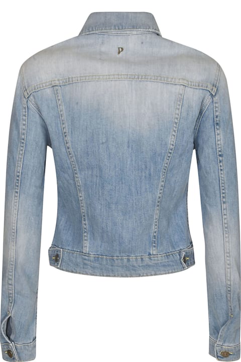 Coats & Jackets for Women Dondup Buttoned Denim Jacket