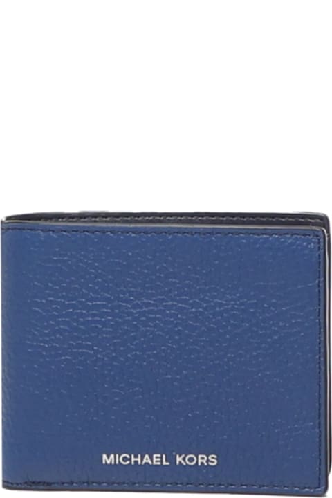 Hudson Book Wallet In Grained Leather