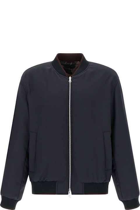 Dries Van Noten معاطف وجواكت لـ القسم الرجالي Dries Van Noten Volker Reversible Bomber Jacket
