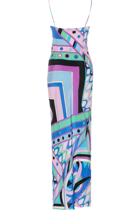 Fashion for Women Pucci Vivara Print Long Silk Dress