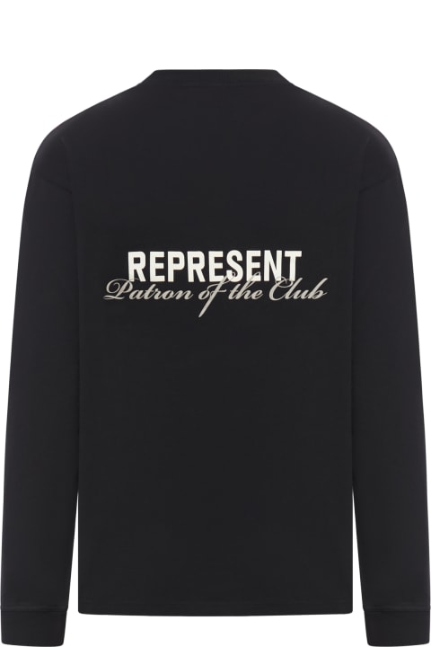 REPRESENT for Men REPRESENT Patron Of The Club Ls T-shirt