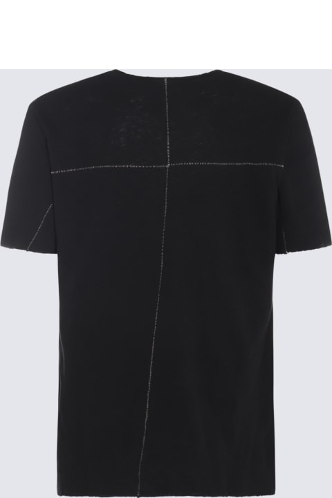 Thom Krom Topwear for Men Thom Krom Black Cotton T-shirt