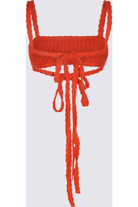Alanui Topwear for Women Alanui Orange Cotton Top