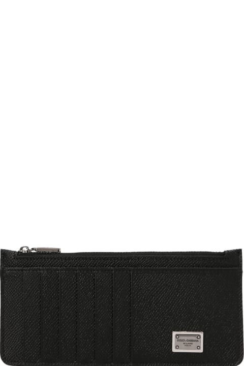 Accessories for Men Dolce & Gabbana Logo Leather Wallet