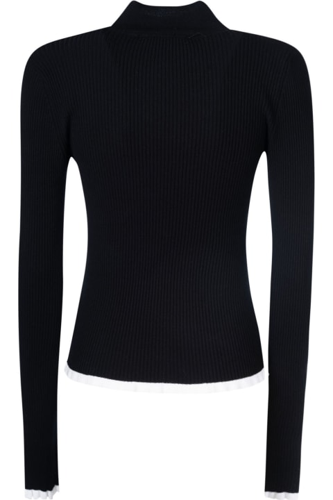 MSGM for Women MSGM Logo Ribbed Sweater