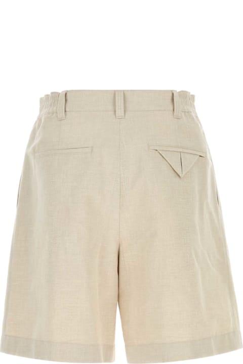 Homeware Bottega Veneta Sand Twill Bermuda Shorts