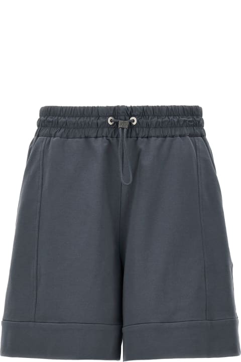 Brunello Cucinelli Pants & Shorts for Women Brunello Cucinelli Monile Drawstring Shorts