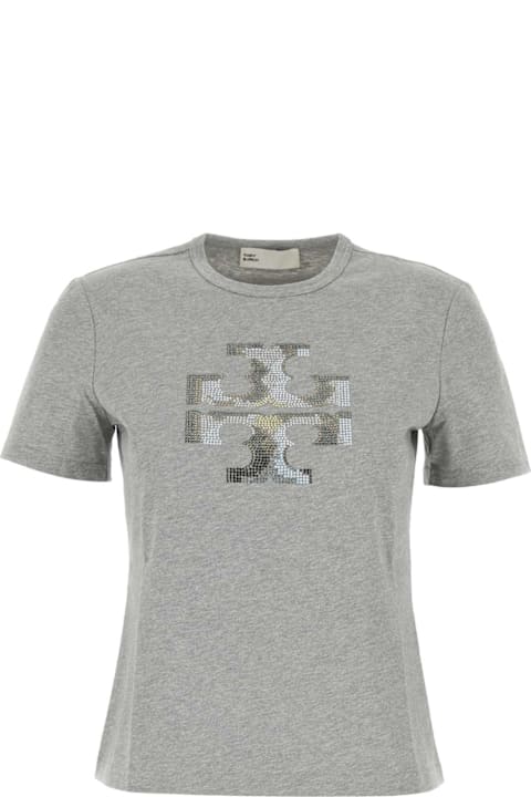 Homeware Tory Burch Logo Embellished Crewneck T-shirt