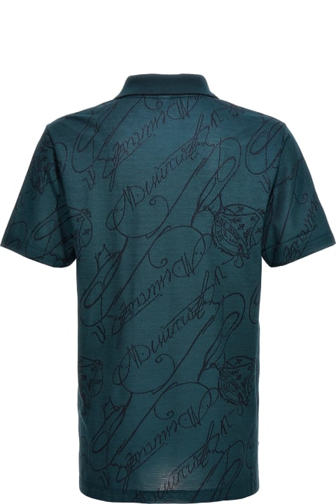 Berluti for Men Berluti 'gradient Scritto' Polo Shirt
