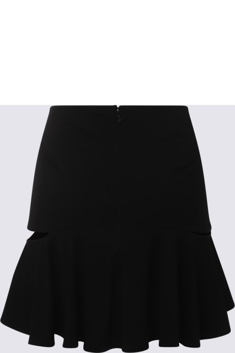 Mugler Skirts for Women Mugler Black Mini Skirt