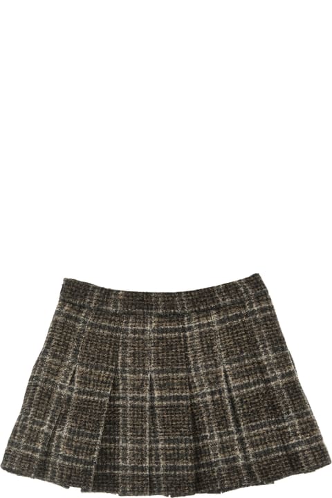 Douuod Bottoms for Girls Douuod Check Pleated Skirt