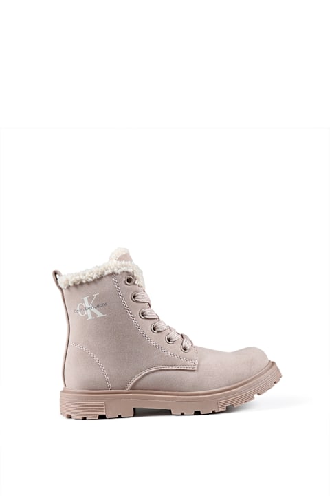 Calvin Klein لـ Kids Calvin Klein Pink Boots For Girl With Logo