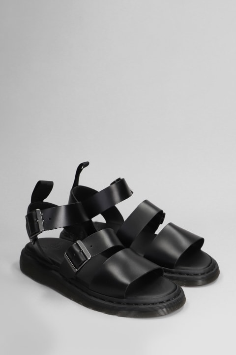 Dr. Martens Shoes for Men Dr. Martens Gryphon Flats In Black Leather