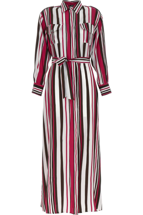 Dresses for Women Kiton Striped Shirt Dress