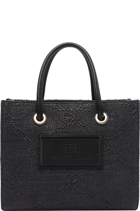 Elisabetta Franchi لـ Women Elisabetta Franchi Logo Tote Bag