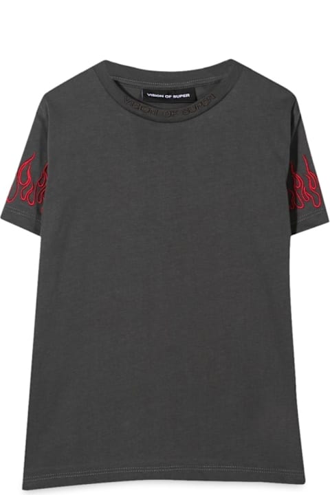 أدوات منزلية Vision of Super M/c Embroidery Red Flames