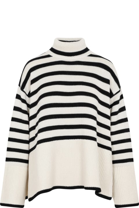 Totême Sweaters for Women Totême Striped Roll Neck Jumper