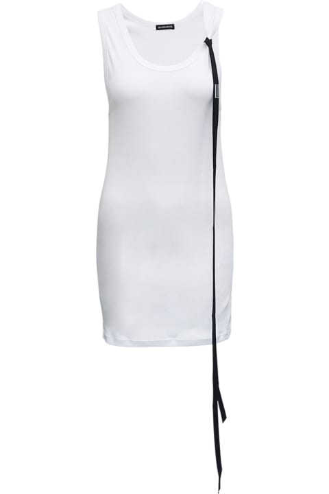 Ann Demeulemeester Topwear for Women Ann Demeulemeester Sveva Top In White Ribbed Jersey