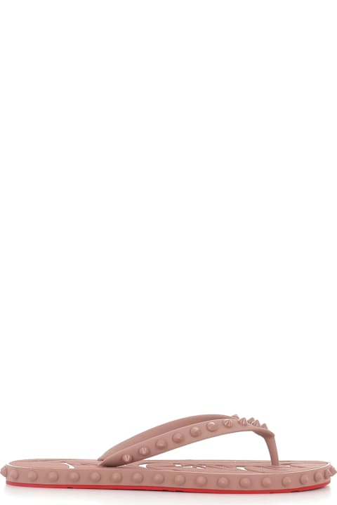 Christian Louboutin Shoes for Women Christian Louboutin Flip-flop Super Loubi Flat