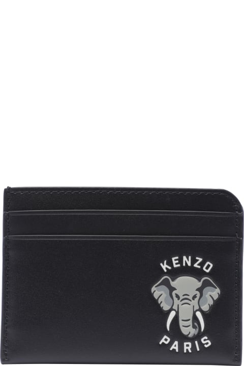 Kenzo Bags for Men Kenzo Varsity Elephant Cards Holder