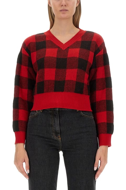 أدوات منزلية M05CH1N0 Jeans V-neck Sweater