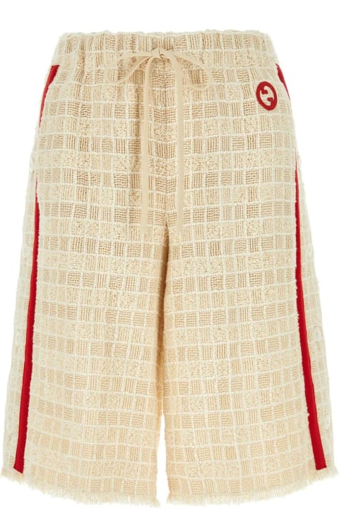 Gucci Clothing for Women Gucci Sand Tweed Bermuda Shorts