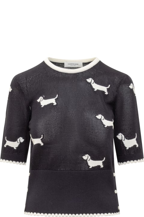 Thom Browne for Women Thom Browne Hector Intarsia Sweater
