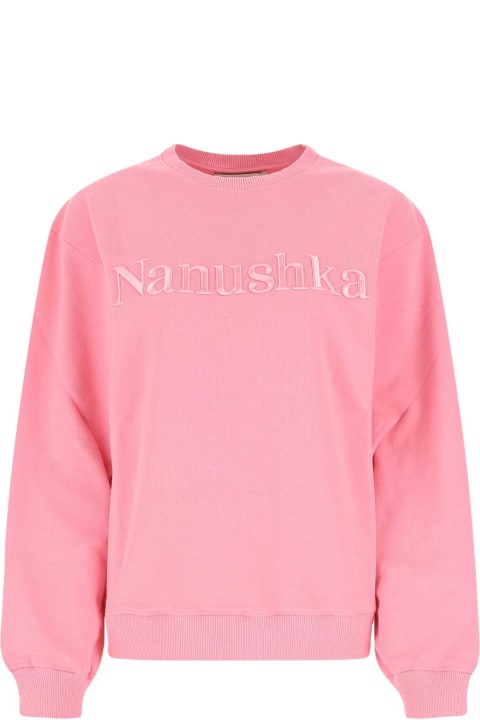 Nanushka Fleeces & Tracksuits for Women Nanushka Pink Cotton Rey Sweatshirt
