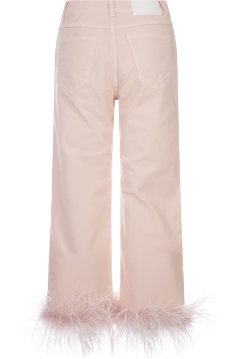 Parosh for Women Parosh Pink Chimera Crop Jeans