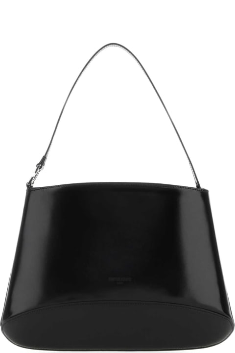 ウィメンズ新着アイテム Low Classic Black Leather Handbag