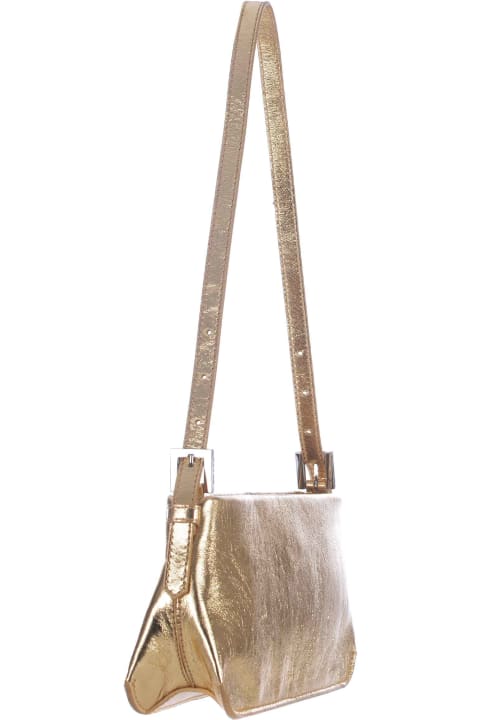 Shoulder Bags for Women BY FAR Shoulder Bag By Far "dulce" In Metallic Leather