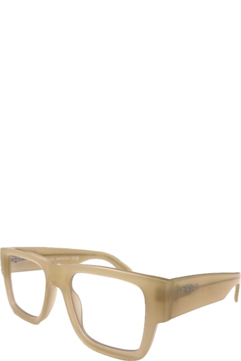 メンズ Off-Whiteのアイウェア Off-White Off White Oerj040 Style 40 1700 Sand Glasses