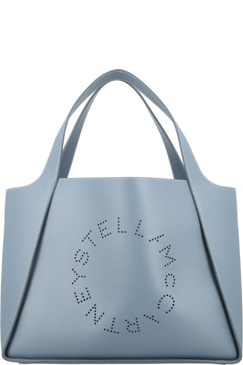 Fashion for Women Stella McCartney Logo Grainy Alter Mat Tote Bag