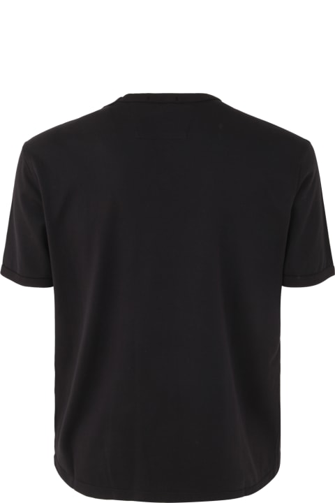C.P. Company Topwear for Women C.P. Company Black Cotton T-shirt