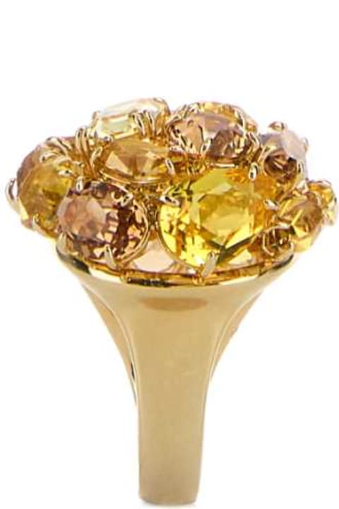 Swarovski for Men Swarovski Embellished Metal Gema Ring