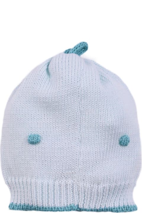 ベビーボーイズ Piccola Giuggiolaのアクセサリー＆ギフト Piccola Giuggiola Cotton Knitted Hat