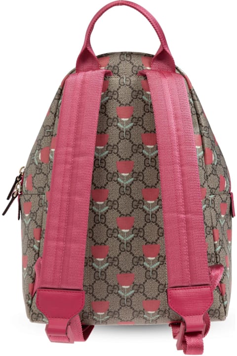 ボーイズ アクセサリー＆ギフト Gucci Gucci Kids Backpack With Decorative Print