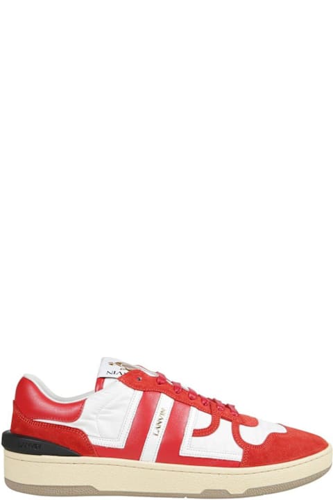 Lanvin for Men Lanvin Logo Printed Lace-up Sneakers