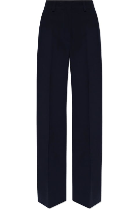 Off-White for Women Off-White Wool Pleat-front Trousers