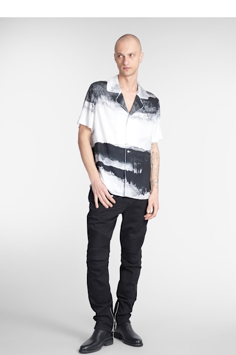 Balmain Clothing for Men Balmain Shirt In White Viscose