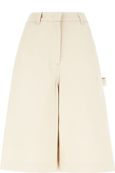 Weekend Max Mara for Women Weekend Max Mara Sand Cotton Bermuda Shorts