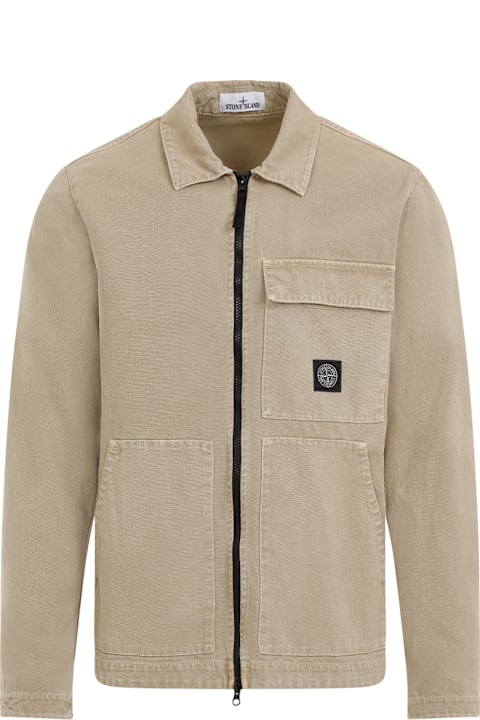 メンズ Stone Islandのコート＆ジャケット Stone Island Overshirt Jacket