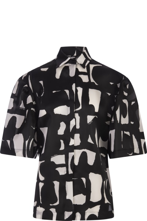 Clothing for Women Max Mara Carella Shirt In White And Black